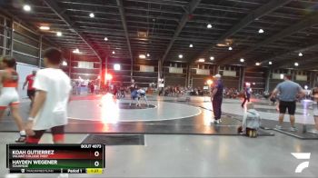 95 lbs Round 2 - Koah Gutierrez, Valiant College Prep vs Hayden Wegener, Stampede