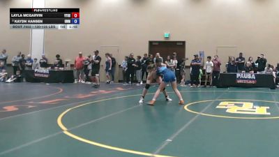 130-135 lbs Cons. Semis - Layla McGarvin, VTUSAW vs Kaydn Hansen, USA Wrestling Maine