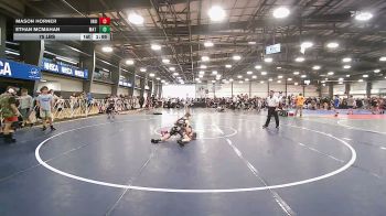 75 lbs Rr Rnd 1 - Mason Horner, Indiana Outlaws Gold - MS vs Ethan McMahan, Mat Warriors Gold MS - MS