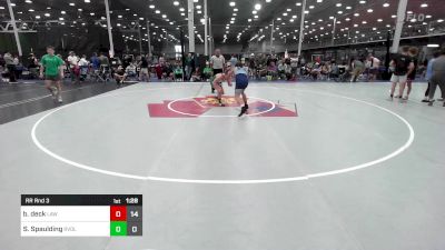 134 lbs Rr Rnd 3 - Brady Deck, LAW vs Sammy Spaulding, Revival Irish