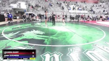 62 lbs Cons. Round 5 - Julianna Kilroy, WA vs Kiara Djoumessi, IA
