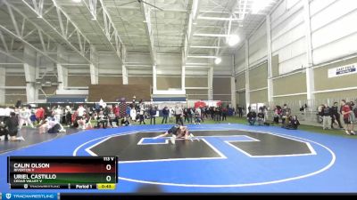 113 V Cons. Round 2 - Calin Olson, Riverton V vs Uriel Castillo, Cedar Valley V