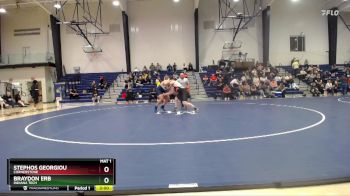 285 lbs Quarterfinal - Stephos Georgiou, Cornerstone vs Braydon Erb, Indiana Tech