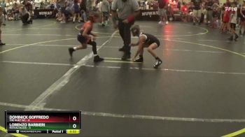 49 lbs Round 2 (6 Team) - Lorenzo Barbieri, M2TCNJ Black vs Dominick Goffredo, The Hunt WC