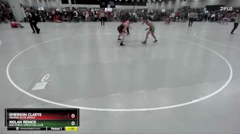 175 lbs Champ. Round 1 - Emerson Claeys, Pomona Elite (PWCC) vs Nolan Renick, Bad Karma Wrestling Club