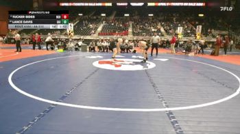 4A-215 lbs Quarterfinal - Lance Davis, Cheyenne East vs Tucker Sides, Natrona County