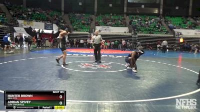 6A 215 lbs Champ. Round 1 - ADRIAN SPIVEY, Clay Chalkville vs Hunter Brown, Pell City