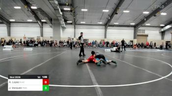 92 lbs Rr Rnd 1 - Archer Lopez, Black Fox Wrestling Academy vs Javier Vazquez, Pinnacle Wrestling Club