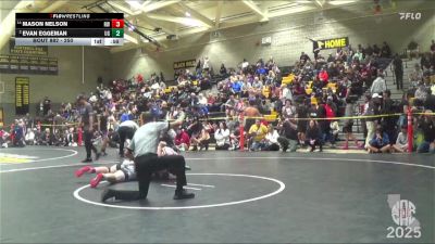 250 lbs Semifinal - Mason Nelson, Reedley Wrestling vs Evan Eggeman, USA Gold