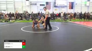 130 lbs Prelims - Beau Priest, Bakersfield Wrestling Club vs Ian Brown, Granite WC