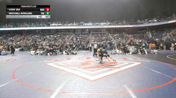 8A 138 lbs 3rd Place Match - Mitchell Rowland, Pinecrest High School vs Cody Bui, William Amos Hough High School