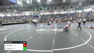 110 lbs Round Of 32 - Kelvin Ferguson, Windsor Middle School vs Milo Keldsen, Woodland Park