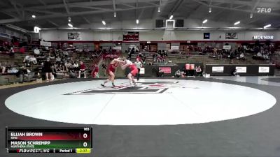165 lbs Cons. Round 3 - Mason Schrempp, Northern State vs Elijah Brown, King