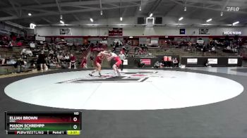 165 lbs Cons. Round 3 - Mason Schrempp, Northern State vs Elijah Brown, King