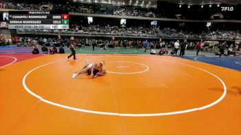 6A 126 lbs Cons. Round 1 - Cuauhtli Rodriguez, San Benito vs Jordan Rodriguez, Cypress Falls