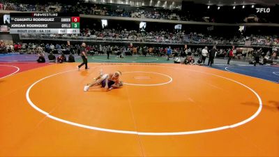 6A 126 lbs Cons. Round 1 - Cuauhtli Rodriguez, San Benito vs Jordan Rodriguez, Cypress Falls