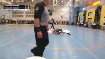 106 lbs Cons. Round 2 - Cameron Mendick, St Georges Tech HS vs Jonathon Ramirez, Sussex Central H S