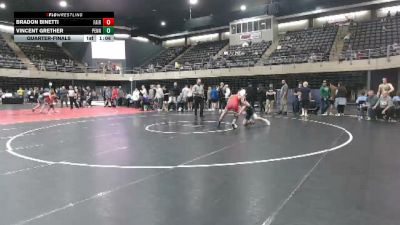 145 lbs Quarterfinal - Bradon Binetti, Fair Lawn vs Vincent Grether, Pennsville Township