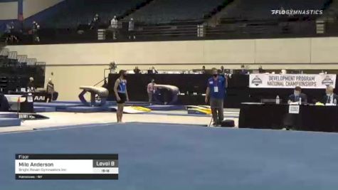 Milo Anderson - Floor, Bright Raven Gymnastics Inc. - 2021 USA Gymnastics Development Program National Championships