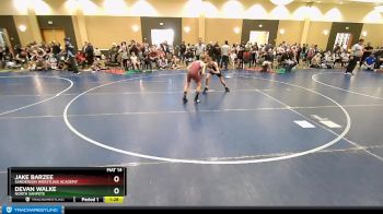 95 lbs Quarterfinal - Devan Walke, North Sanpete vs Jake Barzee, Sanderson Wrestling Academy