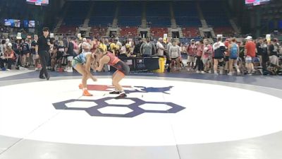 140 lbs Cons. Rd Of 32 - Ava Strayer, Indiana vs Erika Sleznikow, Wisconsin