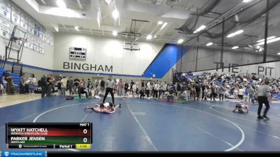 70 lbs Champ. Round 1 - Wyatt Hatchell, Wasatch Wrestling Club vs Parker Jensen, Westlake