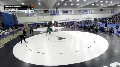 235 lbs Quarterfinal - Ny`Kierra Jackson, Cerritos vs Betzayda Ortiz, Buena Park High School Wrestli