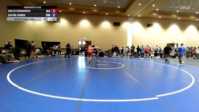 140 lbs Cons. Round 1 - Kelle Domanick, New Jersey vs Zayne Jones, Pennsylvania