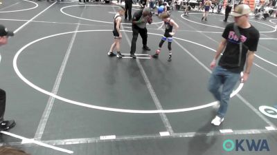 67 lbs Consi Of 4 - Matthew Meredith, R.A.W. vs Brayden Reeves, Wyandotte Youth Wrestling