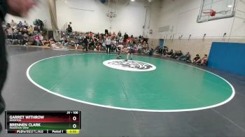 106 lbs Cons. Semi - Garret Withrow, Riverton vs Brennen Clark, Mountain View