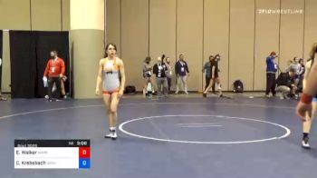 50 kg Consolation - Esther Walker, Warrior WC vs Chloe Krebsbach, Grand View WC