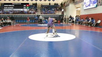 126 lbs Round 1 (16 Team) - Aiden DeBlois, Cairo vs Alex Alonzo, Gilmer County