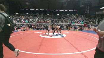 3A-190 lbs Cons. Semi - Connor Rothenberger, Rawlins vs Monte Blank, Lovell