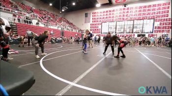 84-88 lbs Consolation - Kaden Hughes, Del City Little League Wrestling vs Easton Pollard, Piedmont