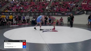100 kg Semis - Joshua Nacey, Wyoming vs Brett Faustman, Lake Orion Wrestling Club