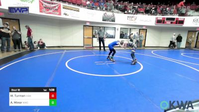 78-82 lbs Rr Rnd 3 - Liberty Hunt, Heat vs Timber Perkins, Caney Valley Wrestling