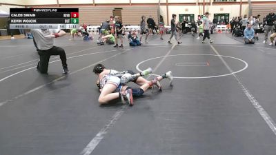 84 lbs Round 3 (8 Team) - Caleb Swain, Revival Beast vs Kevin Wojcik, The Outsiders