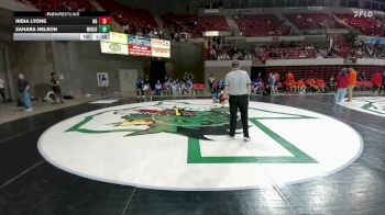 170 lbs Round 2 - Quarters & 1st Wb (16 Team) - Zahara Nelson, Midlothian vs India Lyons, New Braunfels