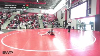 155 lbs Quarterfinal - Avery Risinger, Austin Westlake vs Breleigh Welch, PONCA CITY