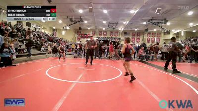 67 lbs Rr Rnd 1 - Bryar Burch, Sperry Wrestling Club vs Ollie Siegel, Raw