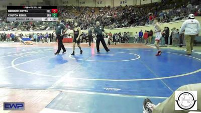 100 lbs Round Of 32 - Brodee Bryan, Shelton Wrestling Academy vs Colton Ezell, Saint's Wrestling Club