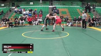 215 lbs Semifinal - Ben Tule, Wauseon vs Ben Sawaya, Perrysburg