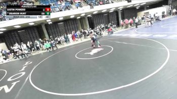 215 lbs Cons. Round 1 - Dearion Hunt, Unattached vs Justin Powers, Lincolnway East
