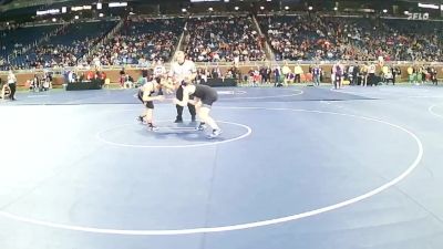 D2-150 lbs Cons. Round 3 - Christian Bossbach, John Glenn HS (Bay City) vs Tyler Densmore, Charlotte HS
