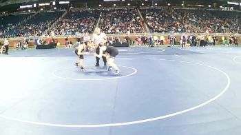 D2-150 lbs Cons. Round 3 - Christian Bossbach, John Glenn HS (Bay City) vs Tyler Densmore, Charlotte HS