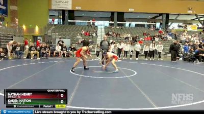 175 lbs Quarterfinals (8 Team) - Kaden Nation, Collinsville vs Nathan Henry, Duncan