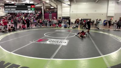 71 lbs Cons. Semis - Lucas Turek, Waconia Wrestling Club vs Jace DeZeeuw, Coon Rapids Mat Bandits Wrestling Club