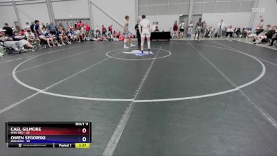 157 lbs Round 3 (8 Team) - Cael Gilmore, Ohio Red vs Owen Segorski, Michigan