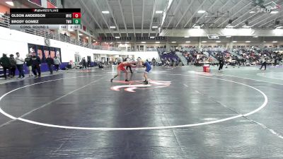 165 lbs Cons. Round 5 - Olson Anderson, Missouri Valley vs Brody Gomez, Texas Wesleyan