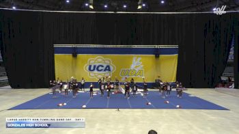 Gonzales High School [2025 Large Varsity Non Tumbling Game Day Day 1] 2025 UCA Southwest Regional